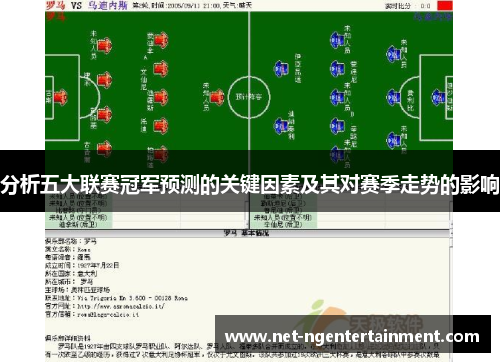 分析五大联赛冠军预测的关键因素及其对赛季走势的影响